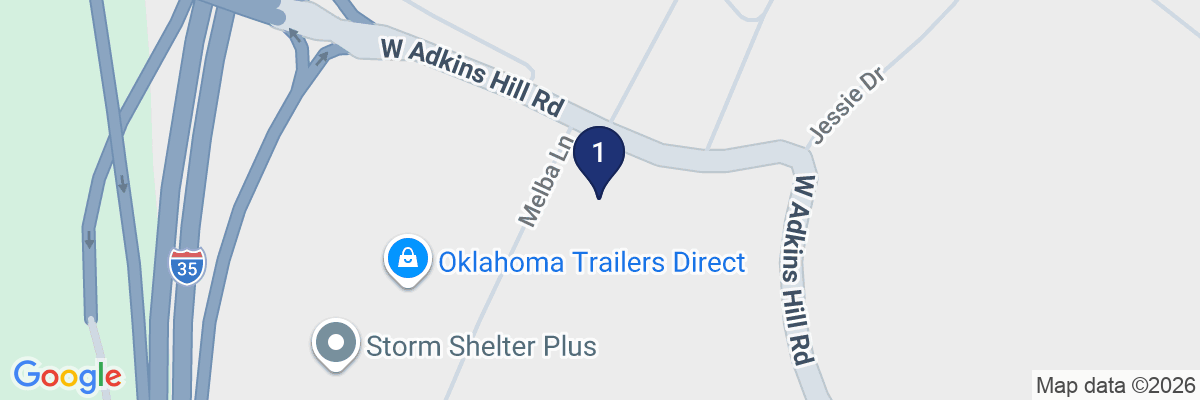 Map showing facility locations