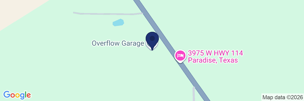 Map showing facility locations