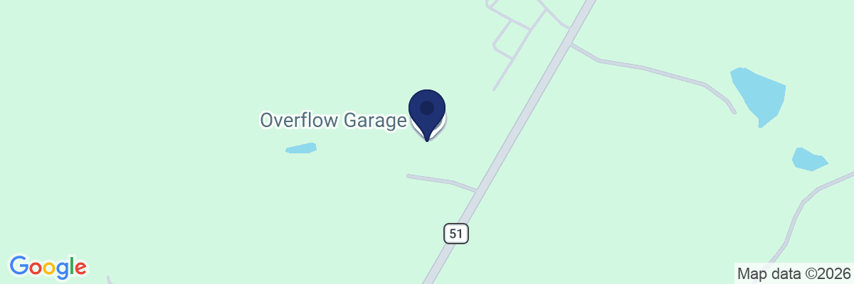 Map showing facility locations