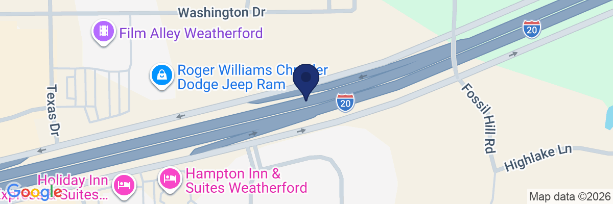 Map showing facility locations