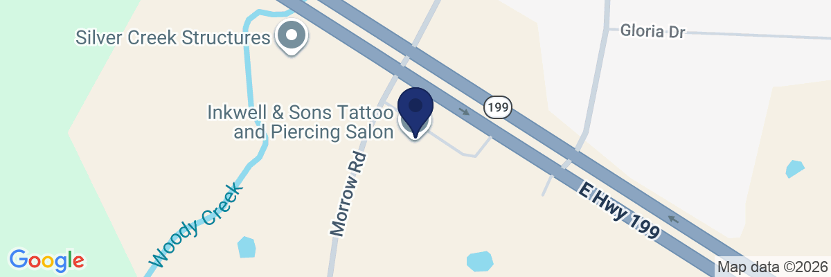 Map showing facility locations