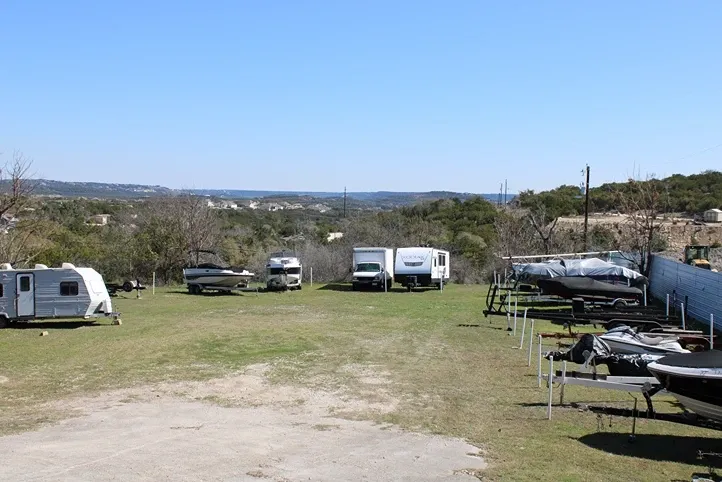 Boat and RV parking at Overflow Garage