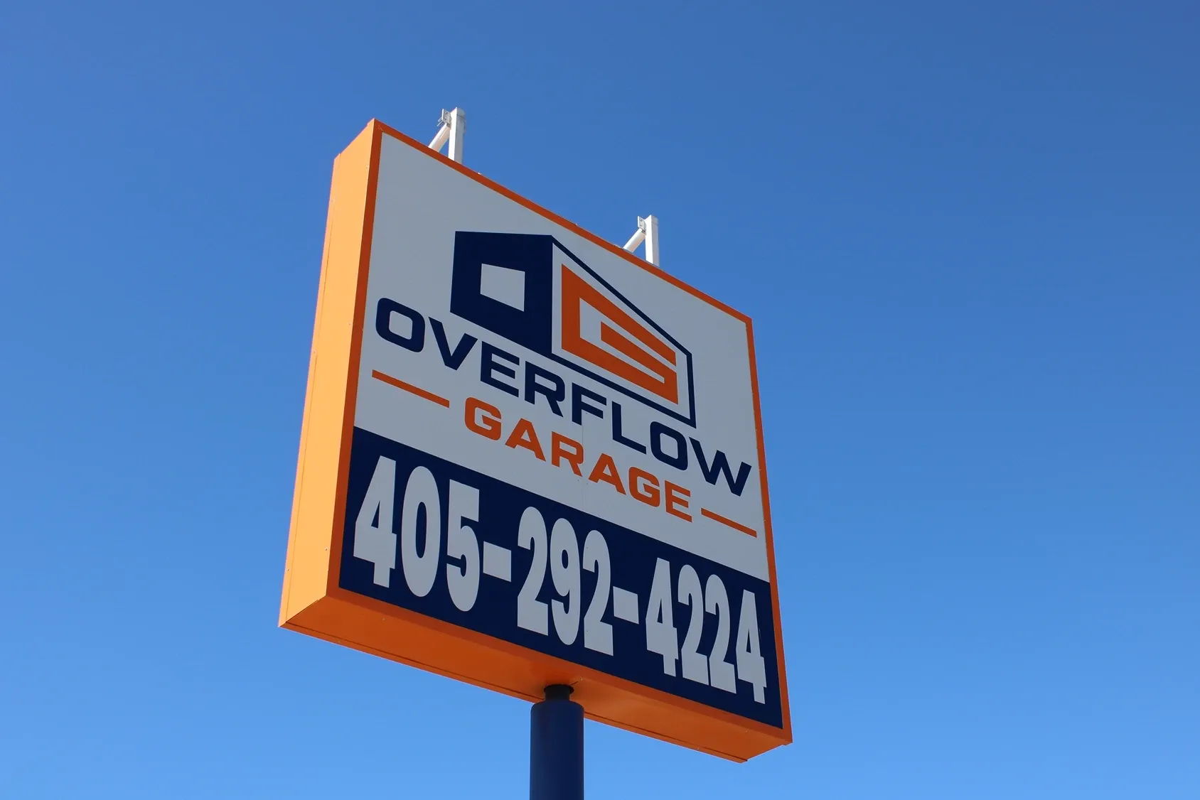 Overflow Garage sign