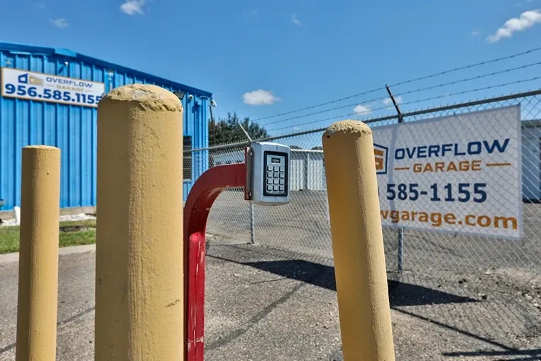 Keypad at Overflow Garage