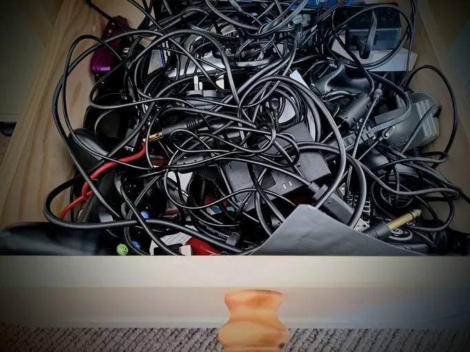 Tangled cables