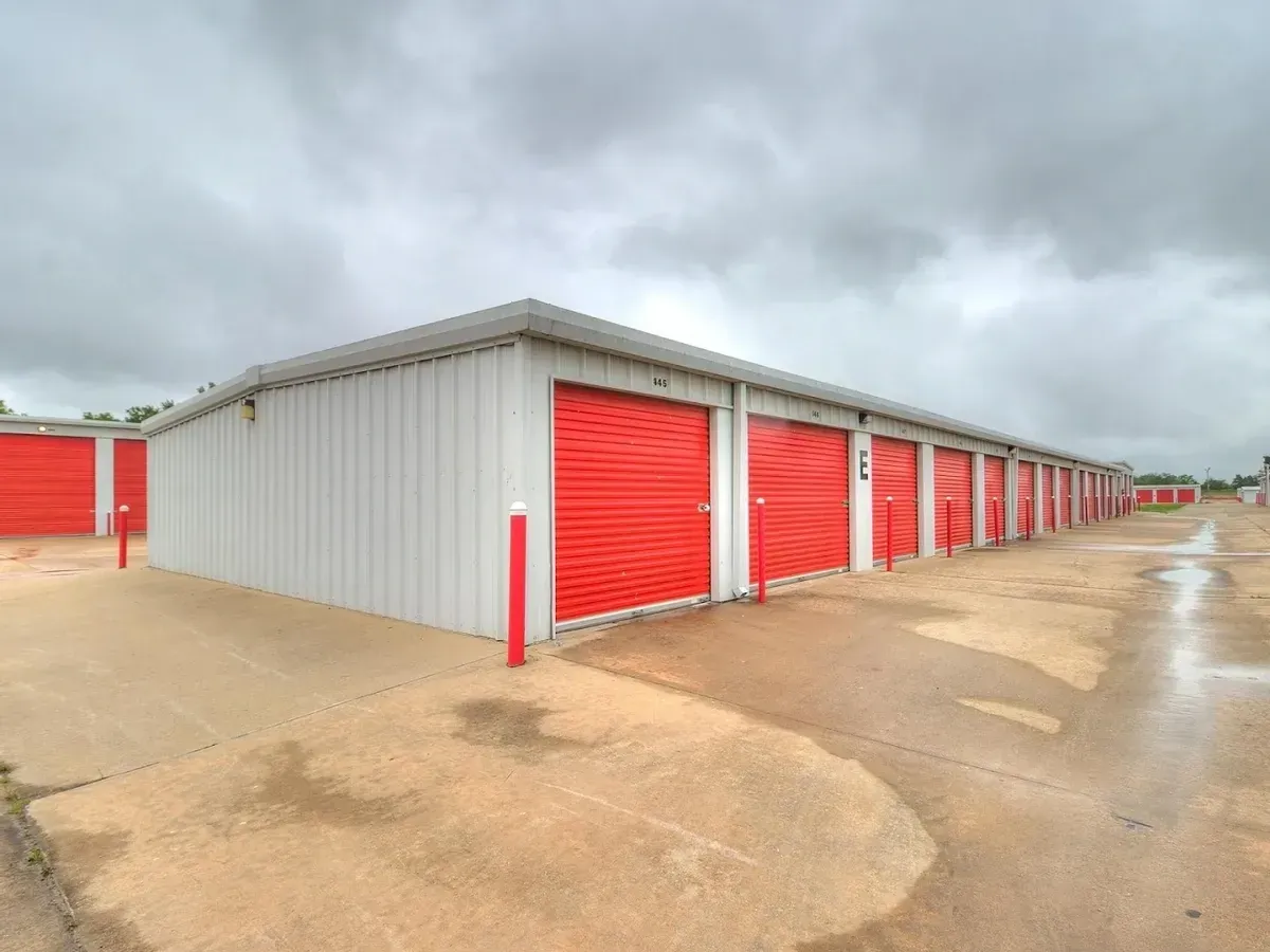 Drive up units at Overflow Garage Shawnee